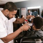 Barber Cutting a Child