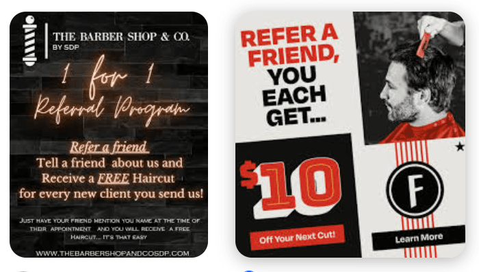 referral program barber shop