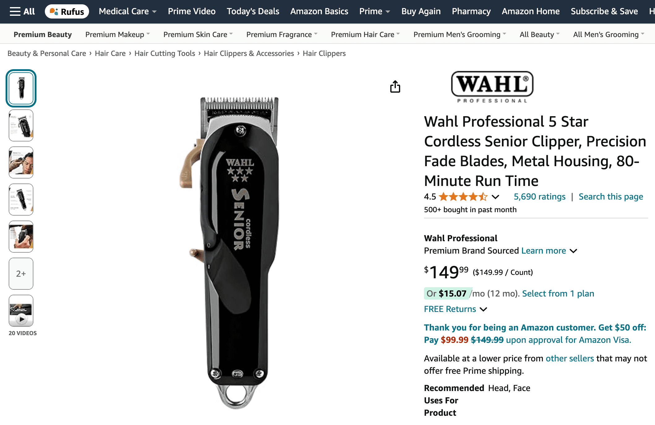 wahl senior
