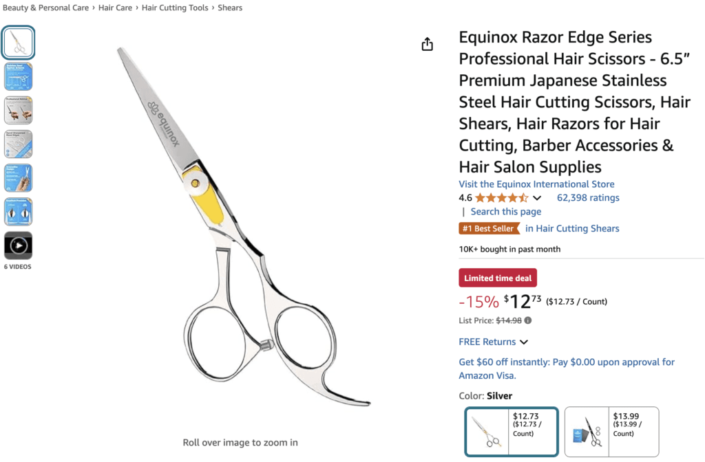 equinox razor edge series 6.5