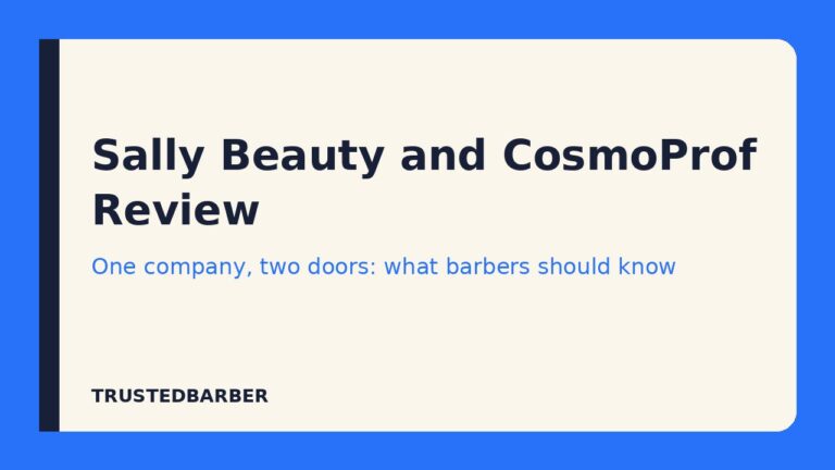 Sally Beauty and CosmoProf review title card